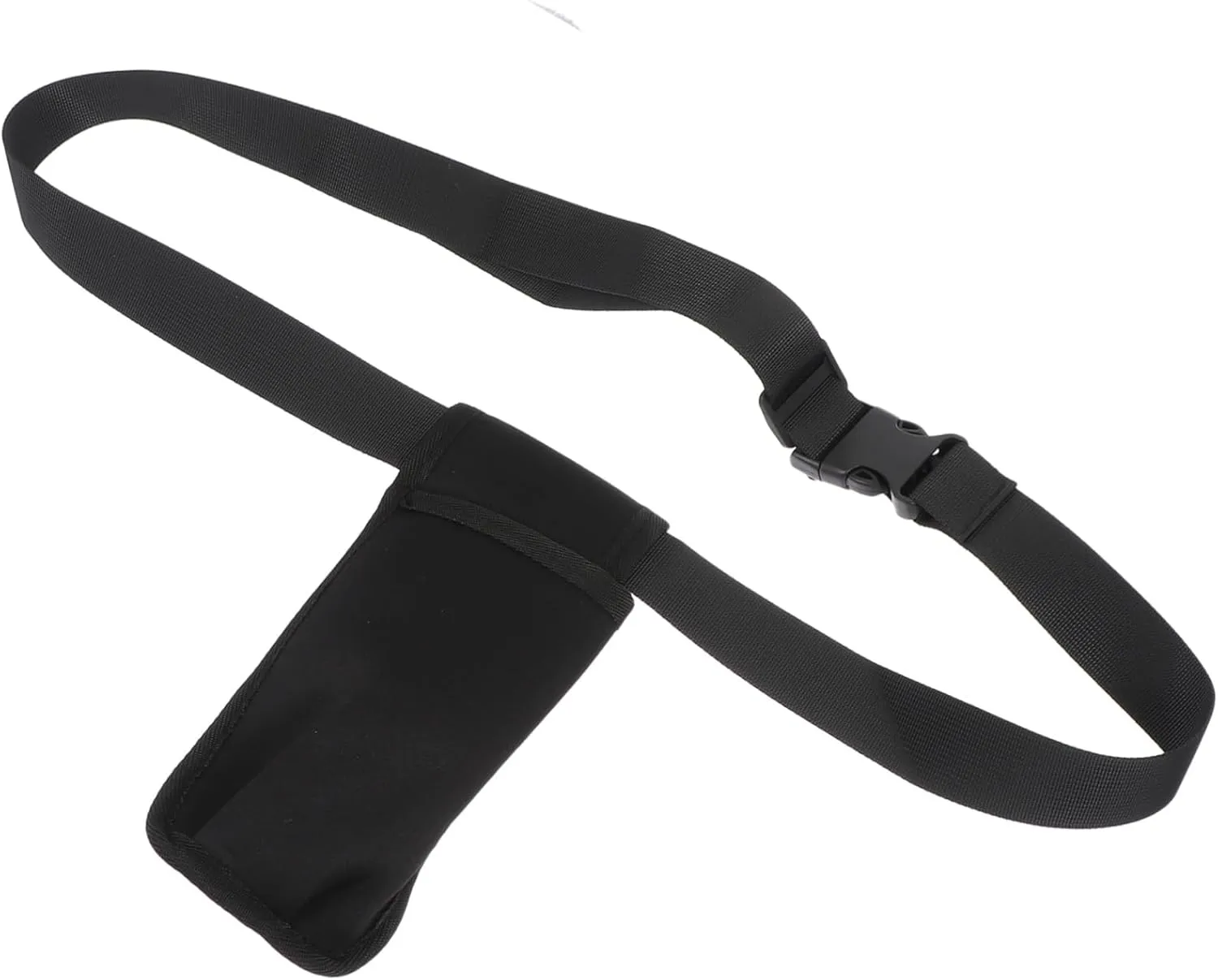 1Pc Masseur Essential Oil Waist Bag Durable Organizer for Essential Oil Bottles Lightweight Storage Pouch Black for Massagers the Go Use