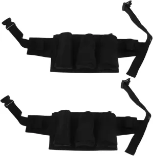 2Pcs Essential Oil Carrying Case Portable Essential Oil Bottle Holder Waist Organizer Bag for Massage Lotion Essential Oil Handbag for Travel Storage Essential Oil Case