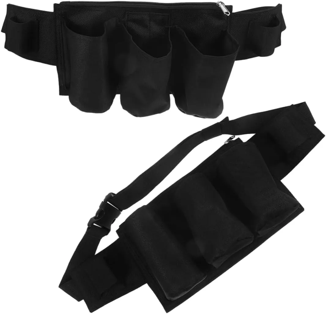 2Pcs Essential Oil Storage Pouch Travel Waist Bag for Massage Oil Bottles Essential Oil Organizer for Therapists Portable Essential Oil Case for Go Use