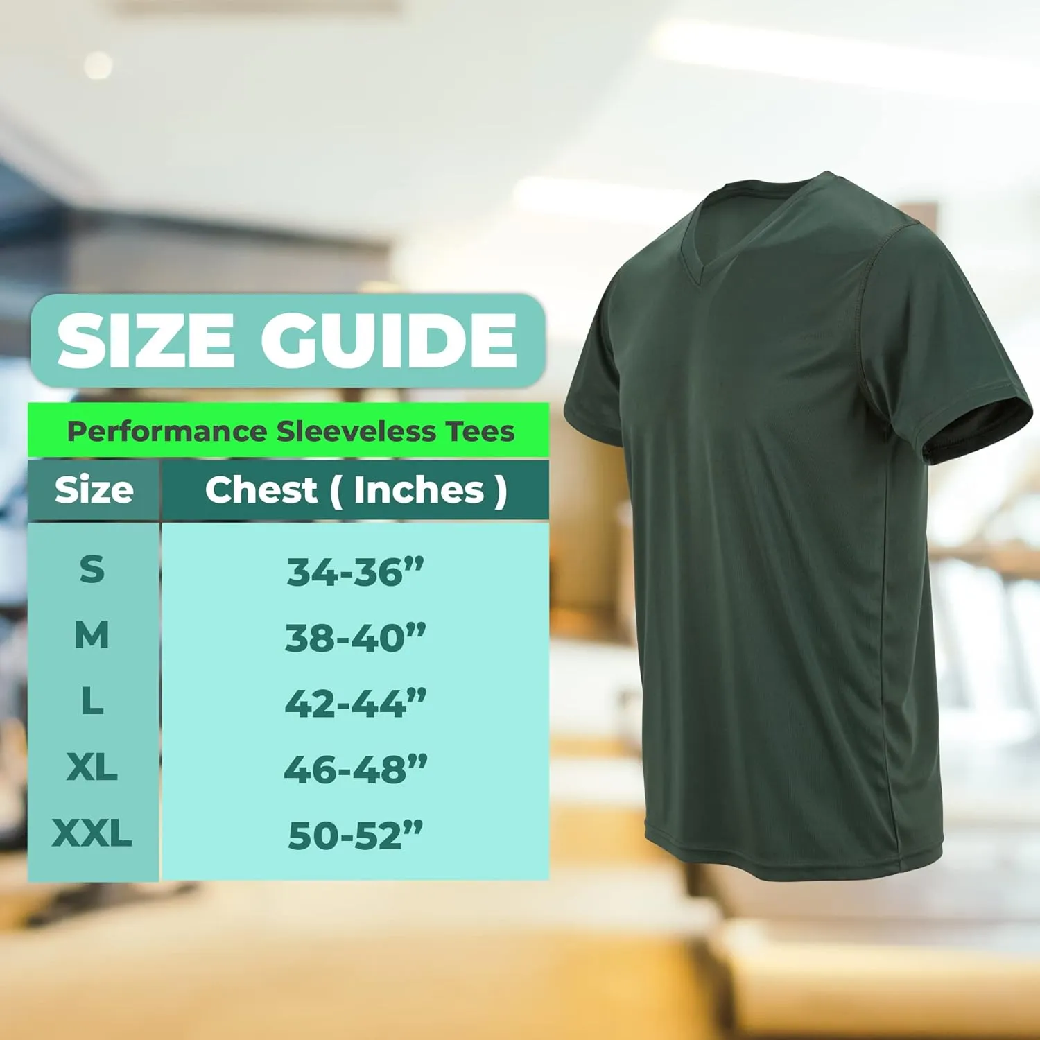 4 Pack: Men's Workout Shirts Dry Fit, Moisture Wicking Active Athletic V-Neck Running & Gym Tshirts for Men, Reg & Oversized