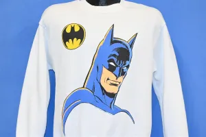 80s Batman Bat Signal DC Comics Raglan Sweatshirt Medium