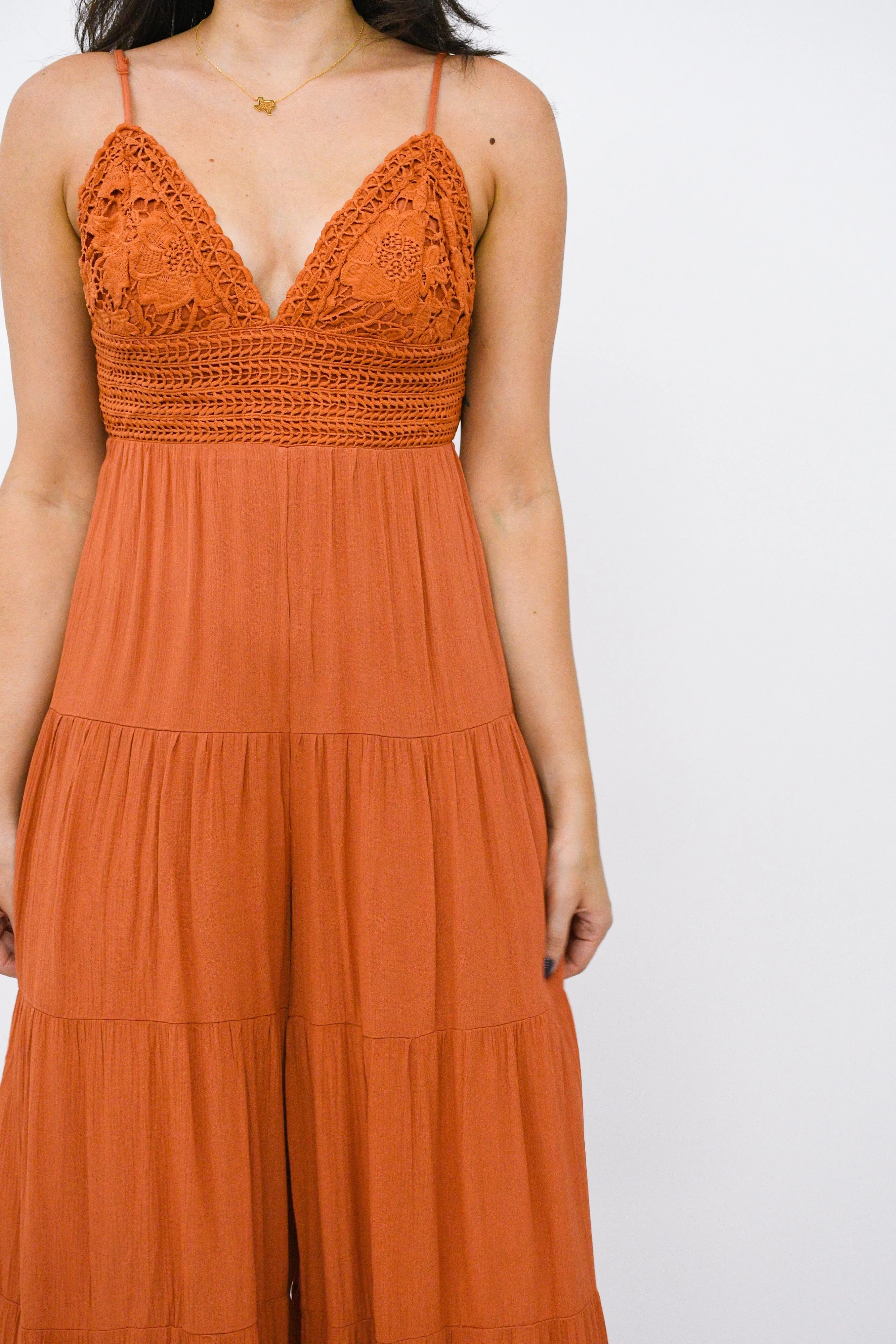 Alaina Crochet Jumpsuit