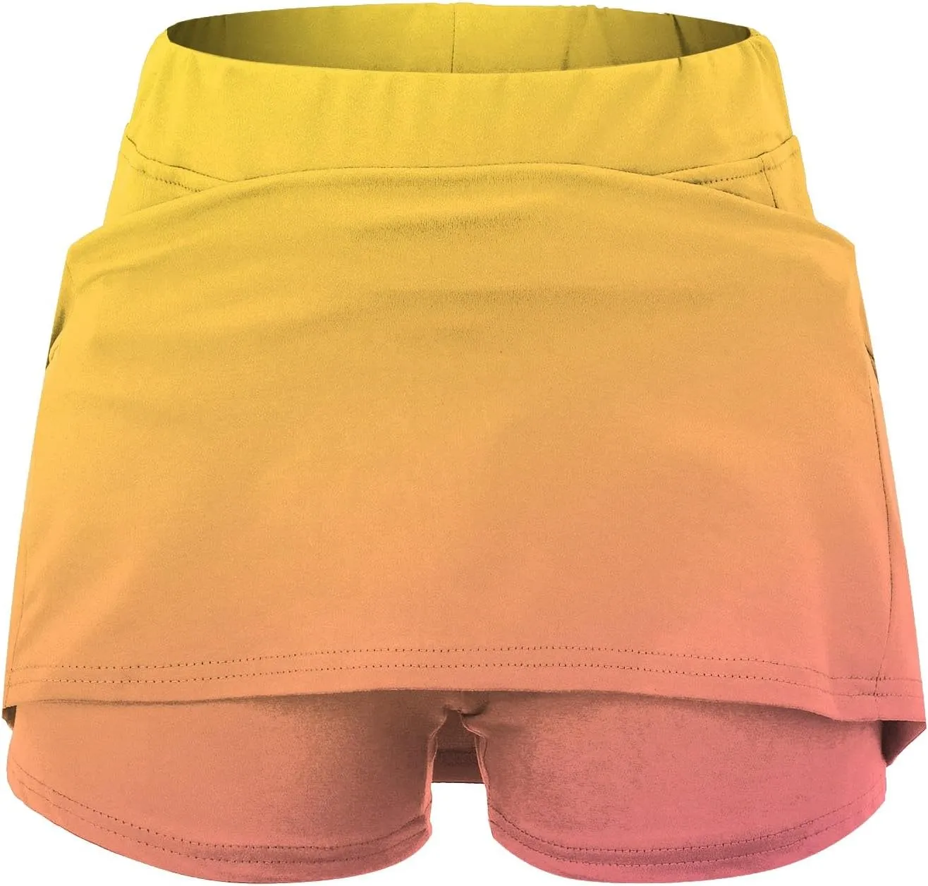 AMDBEL Womens Skorts Dressy Casual,Athletic Skorts for Women Stretchy High Waist Skinny Tennis Printed Yoga Shorts Skorts
