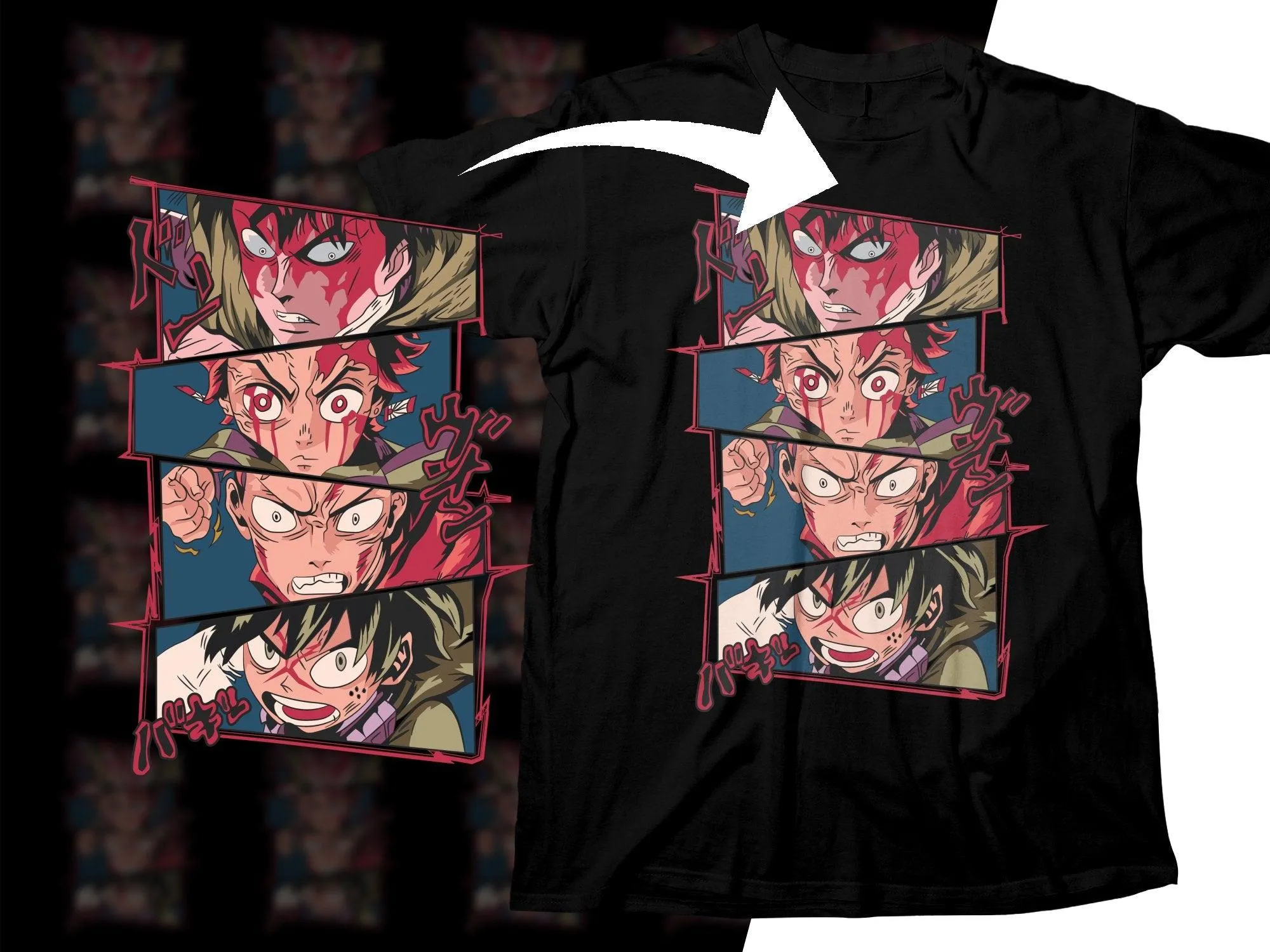 Anime Hero Fight Png Digital Download