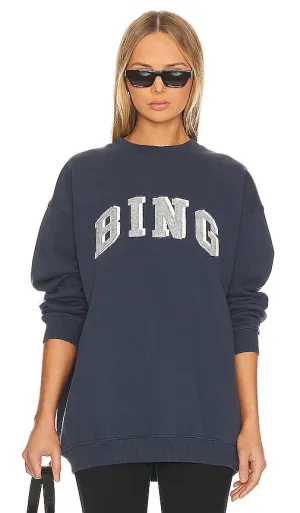 ANINE BING Tyler Bing Sweatshirt in Navy