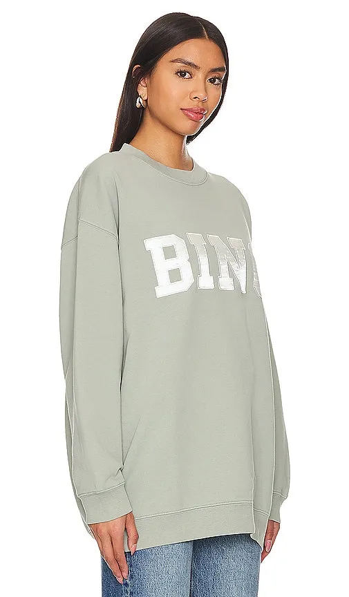 ANINE BING Tyler Sweatshirt in Sage