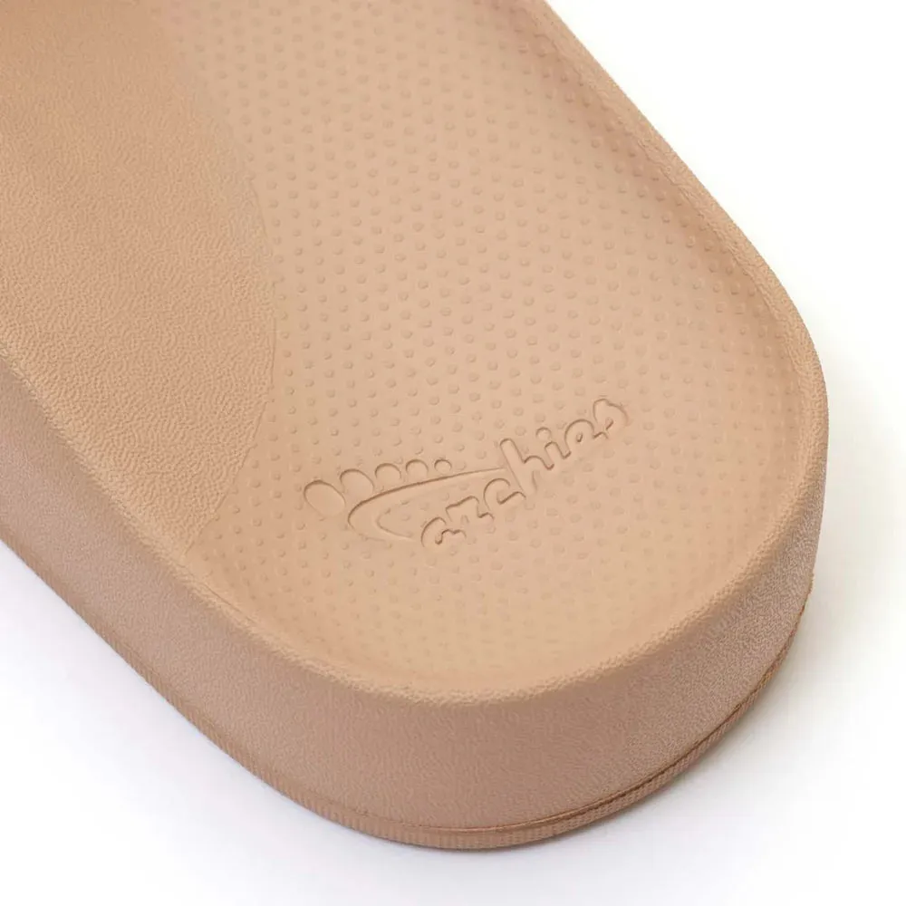 Archies Arch Support Slide Sandal - Tan