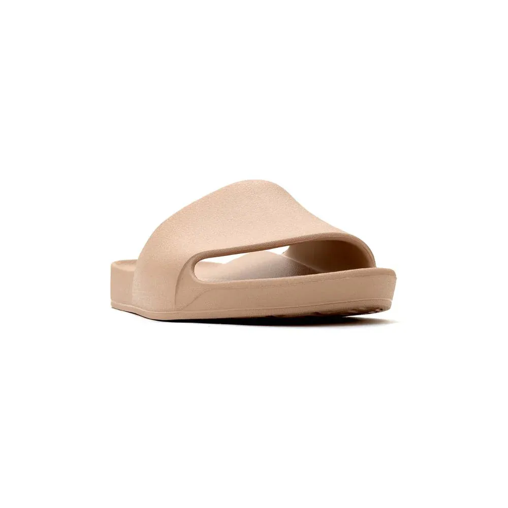 Archies Arch Support Slide Sandal - Tan