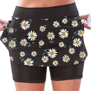 Athletic Skorts for Women Pants Women's Summer Quick Drying Running Fitness Tennis Skirt Training High Waisted