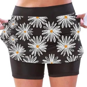 Athletic Skorts for Women Pants Women's Summer Quick Drying Running Fitness Tennis Skirt Training High Waisted