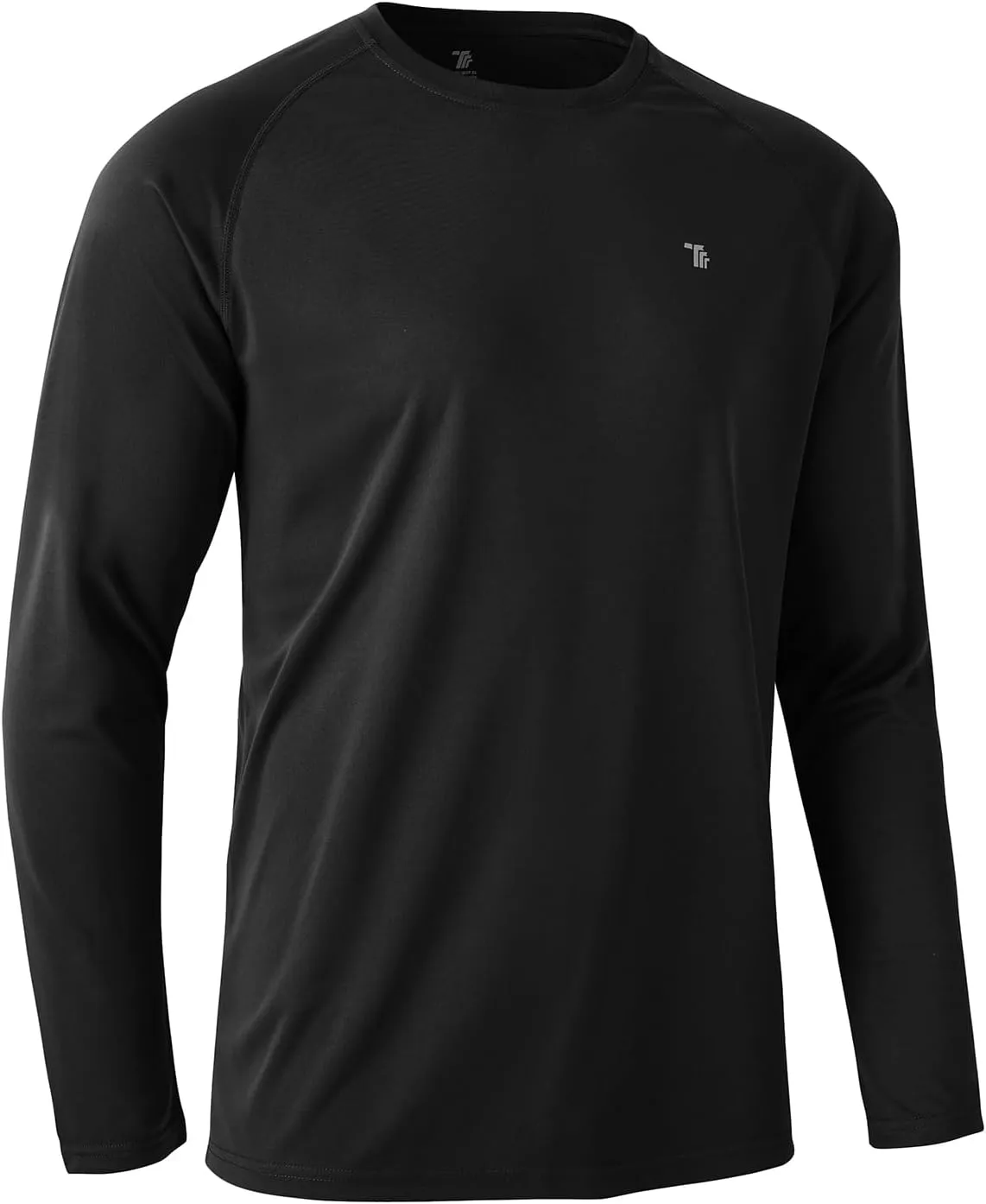 BGOWATU Men's Long Sleeve Sun Shirt Hiking Shirts UPF 50  Quick Dry Lightweight Athletic T-Shirts for Outdoor