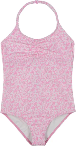 Billabong Girls' One-Piece Swimsuit with UPF 50  Sun Protection, Quick Drying Bathing Suit