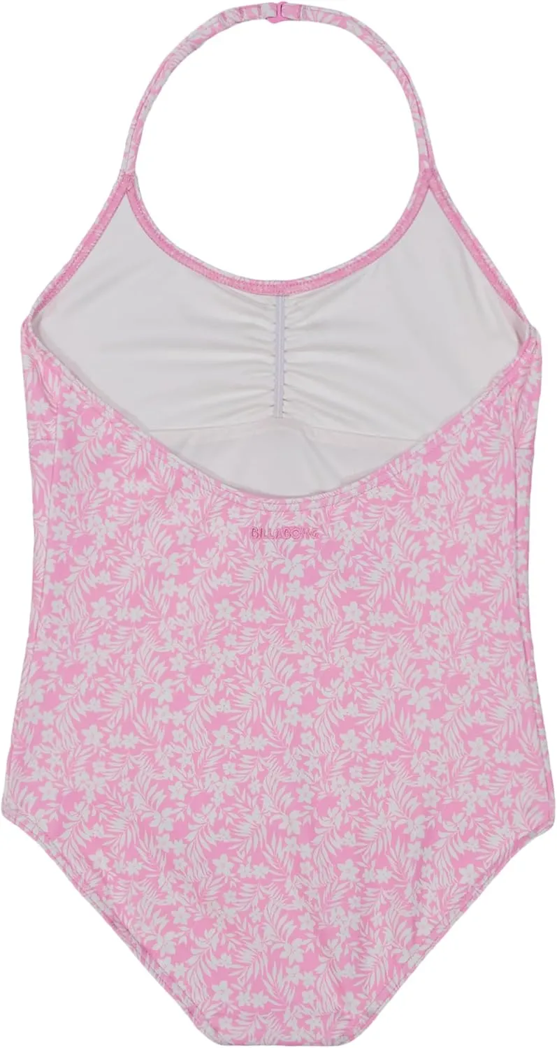 Billabong Girls' One-Piece Swimsuit with UPF 50  Sun Protection, Quick Drying Bathing Suit