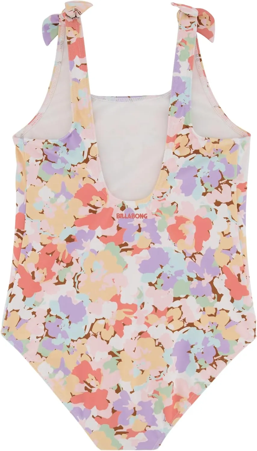 Billabong Girls' One-Piece Swimsuit with UPF 50  Sun Protection, Quick Drying Bathing Suit