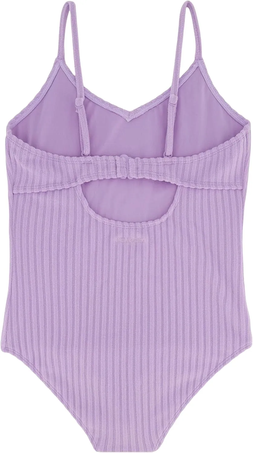 Billabong Girls' One-Piece Swimsuit with UPF 50  Sun Protection, Quick Drying Bathing Suit