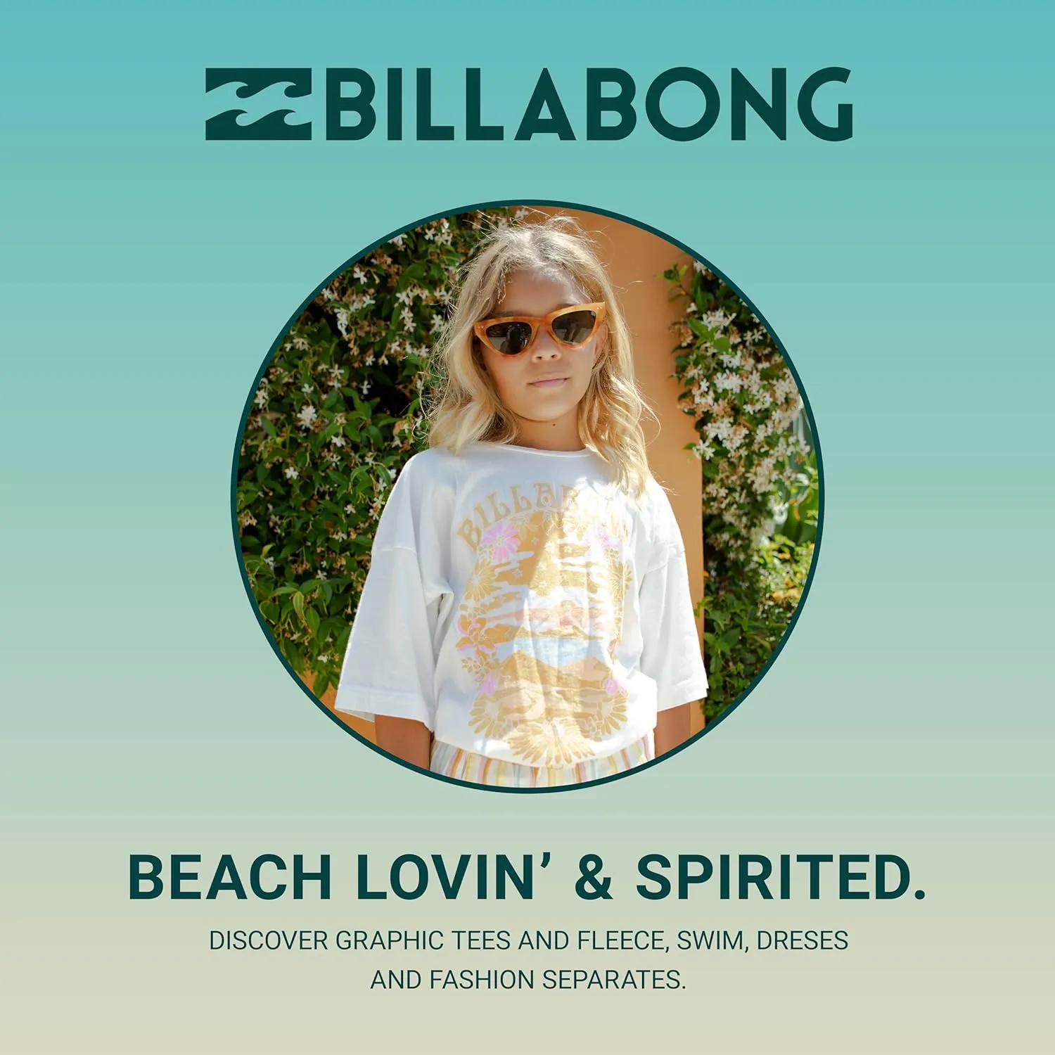 Billabong Girls' One-Piece Swimsuit with UPF 50  Sun Protection, Quick Drying Bathing Suit
