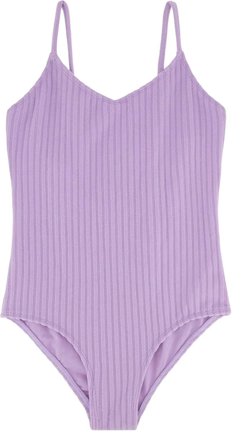 Billabong Girls' One-Piece Swimsuit with UPF 50  Sun Protection, Quick Drying Bathing Suit