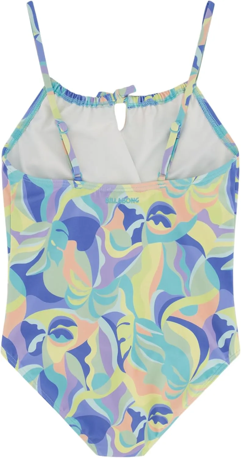 Billabong Girls' One-Piece Swimsuit with UPF 50  Sun Protection, Quick Drying Bathing Suit