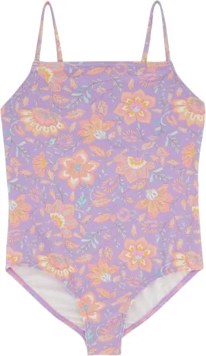 Billabong Girls' One-Piece Swimsuit with UPF 50  Sun Protection, Quick Drying Bathing Suit