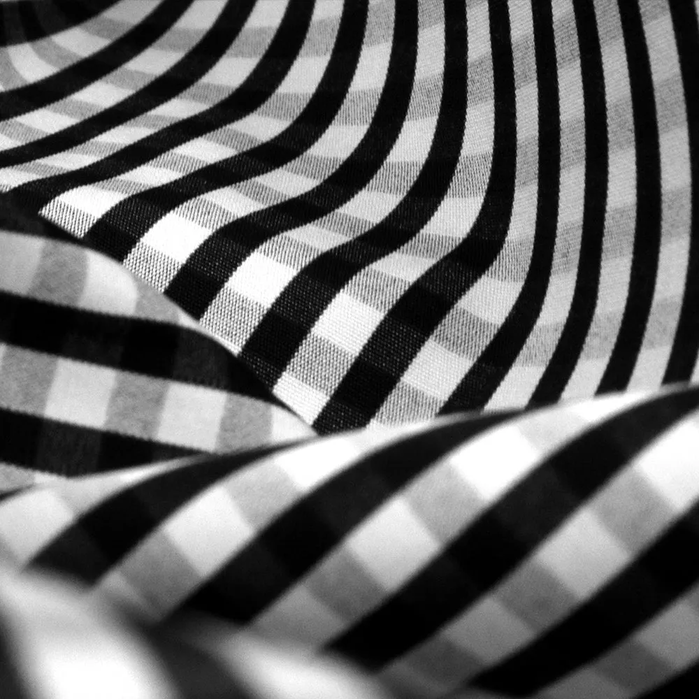 Black Gingham Men's Shirt
