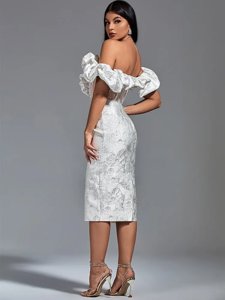 Bodycon Elegant Midi Dress