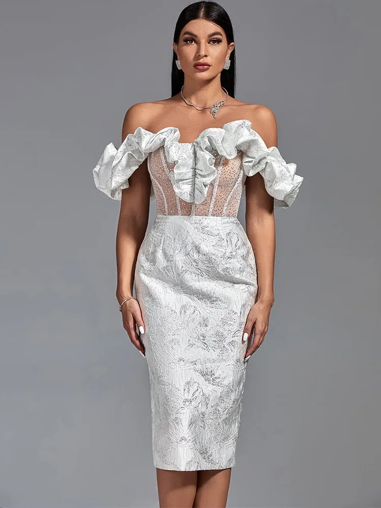 Bodycon Elegant Midi Dress