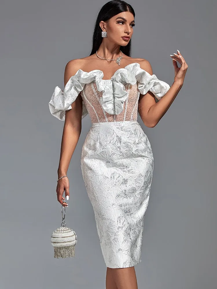 Bodycon Elegant Midi Dress