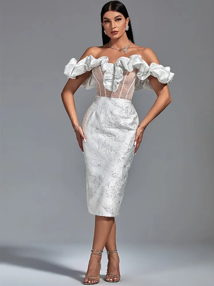 Bodycon Elegant Midi Dress