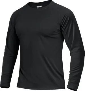 Boladeci Men's UPF 50  Sun Protection UV SPF Shirts Long Sleeve Lightweight Quick Dry Swim T-Shirts Rash Guard