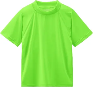 Boy's UPF 50  Rash Guard Swim Shirts Short Sleeve Sun Protection SPF Fishing Surfing Water Beach Shirts Quick Dry