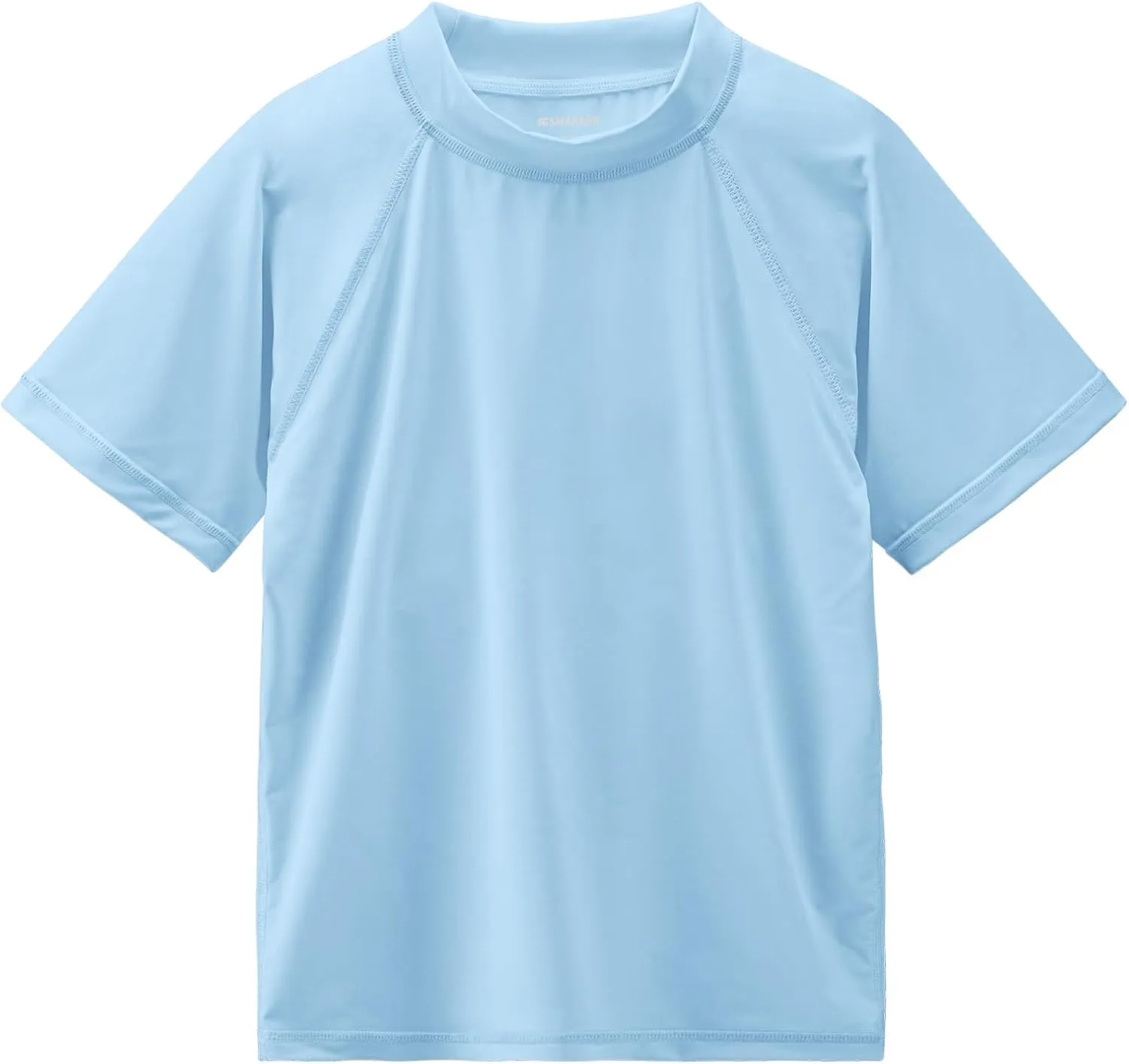 Boy's UPF 50  Rash Guard Swim Shirts Short Sleeve Sun Protection SPF Fishing Surfing Water Beach Shirts Quick Dry