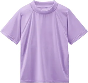 Boy's UPF 50  Rash Guard Swim Shirts Short Sleeve Sun Protection SPF Fishing Surfing Water Beach Shirts Quick Dry