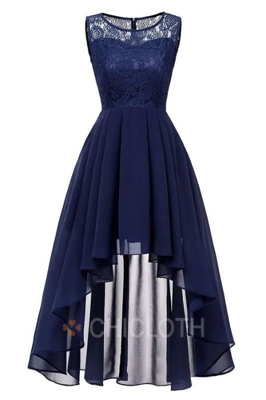 Bridelily Crew Ruffles Lace Dresses