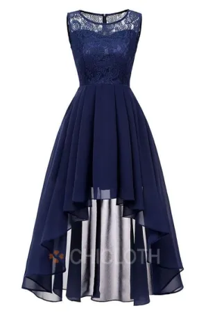 Bridelily Crew Ruffles Lace Dresses