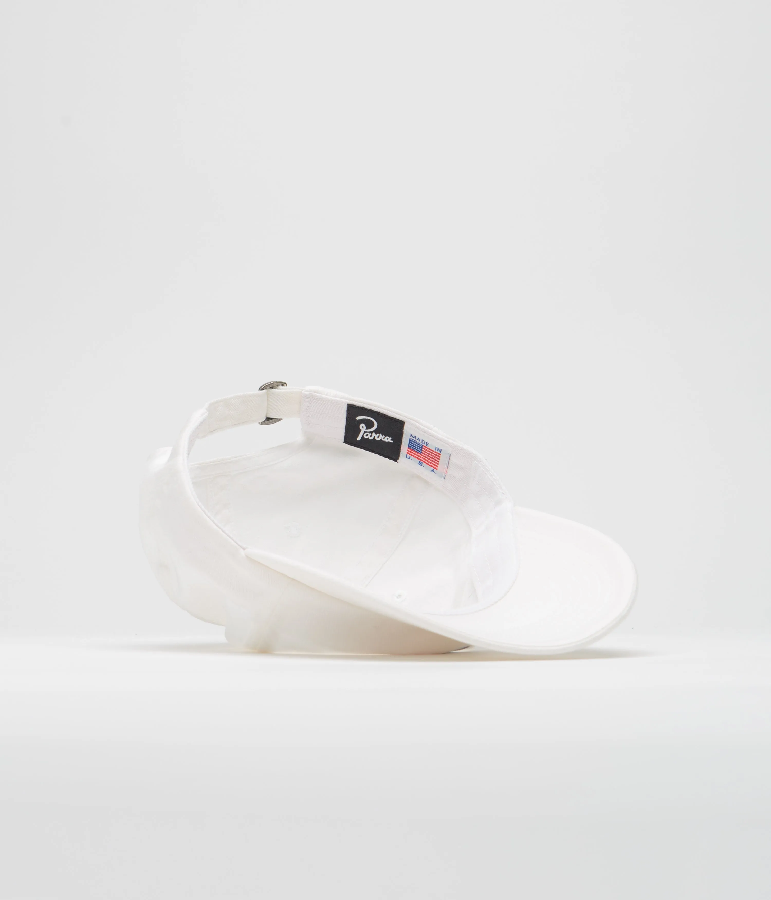 by Parra Script Logo Cap - White