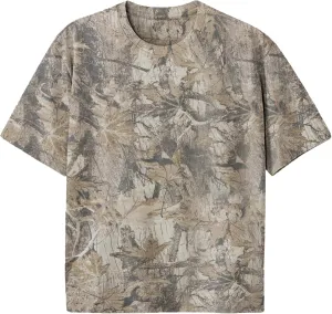 Camo Shirt for Women Mens Maple Leaf Print Short Sleeve Crewneck T-Shirts Summer Oversized Tee Shirts Streetwear