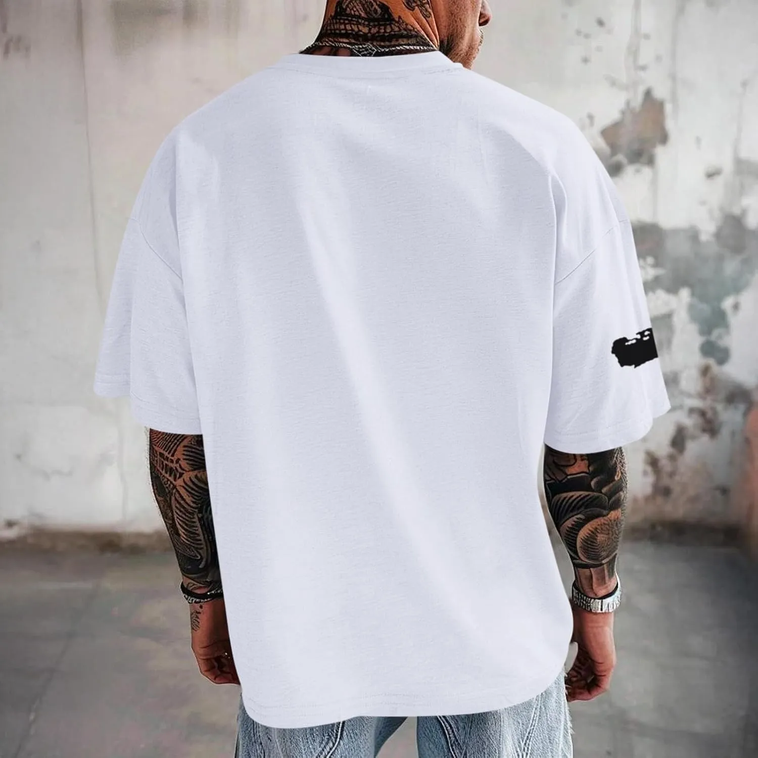 Christian Jesus Faith Shirts for Men God Religious Cross Bible Verse Inspirational Shirt Oversized Graphic Tees Tops