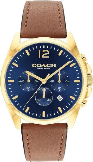 Coach Greyson Men's Versatile Watch | Functional Elegance | Stylish Timepiece for Everyday Wear | Water Resistant
