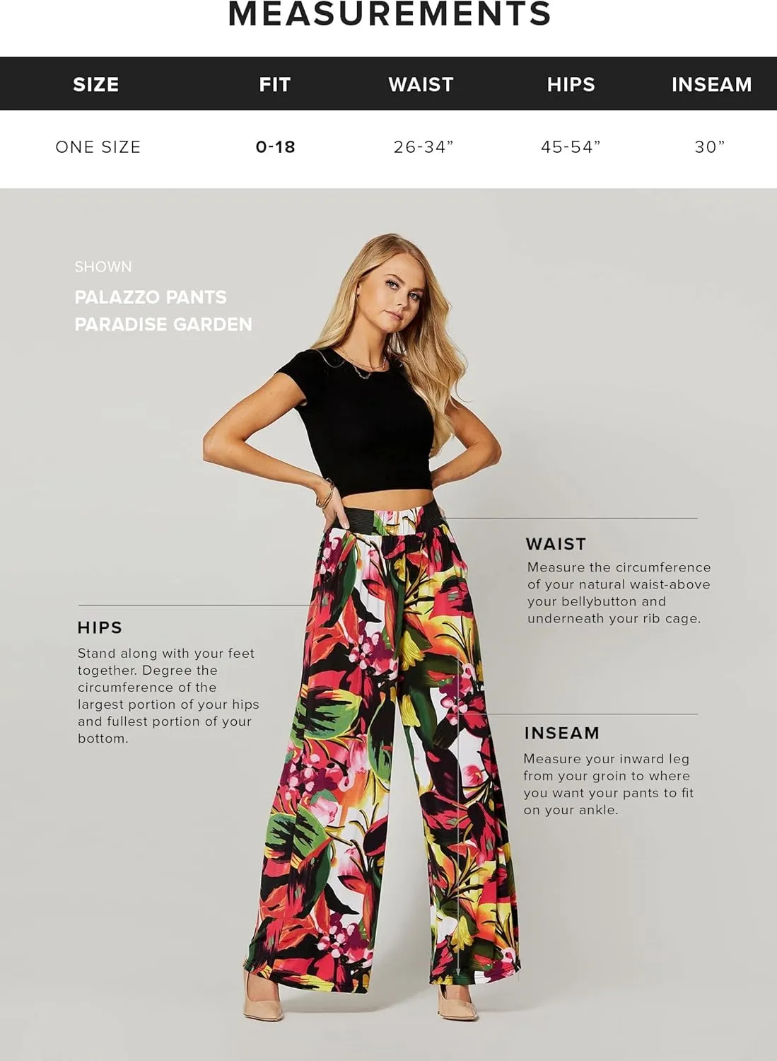 Conceited Palazzo Pants for Women - Casual or Dressy - Essential