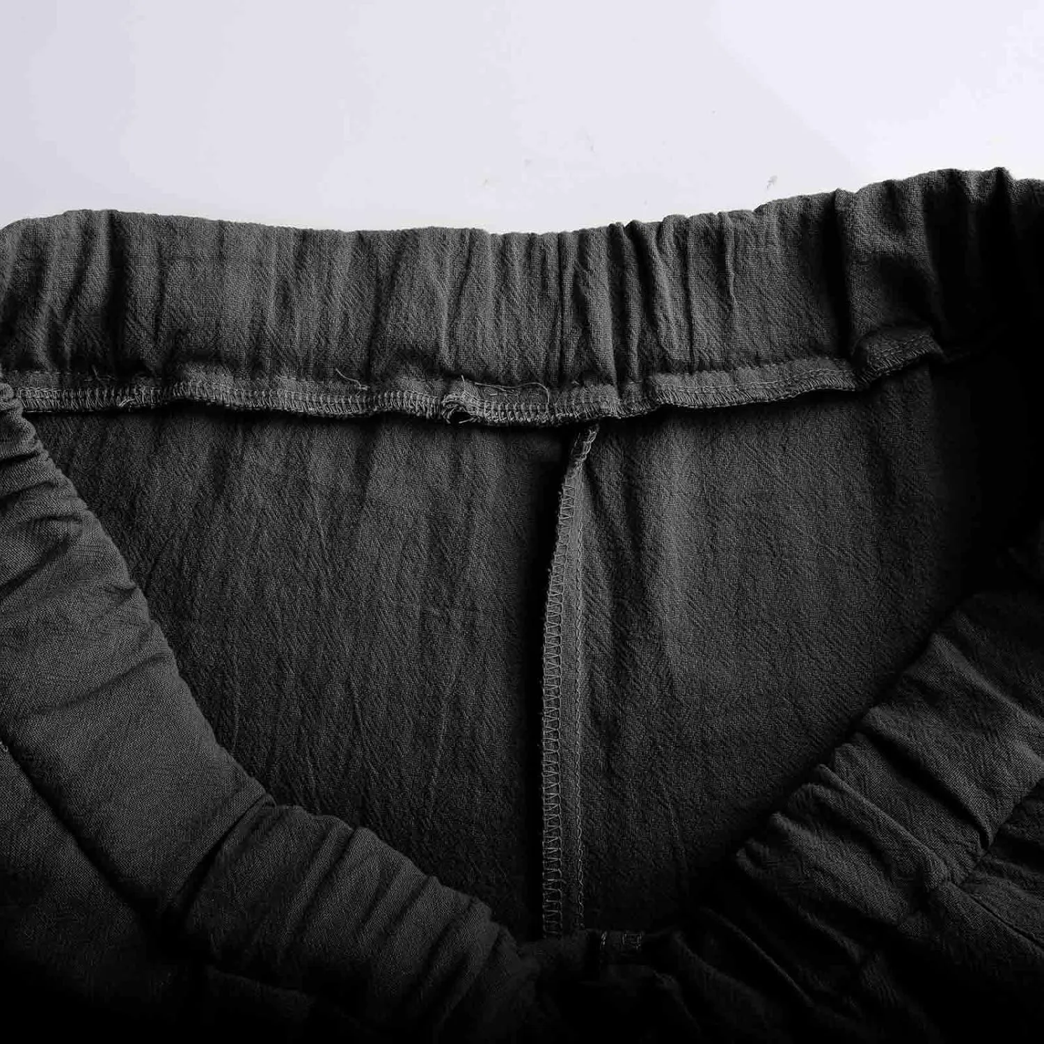 Cotton Linen Men's Linen Pants Drawstring Waist Comfortable Relaxed Breathable Casual Summer Beachwear Yoga Lounge