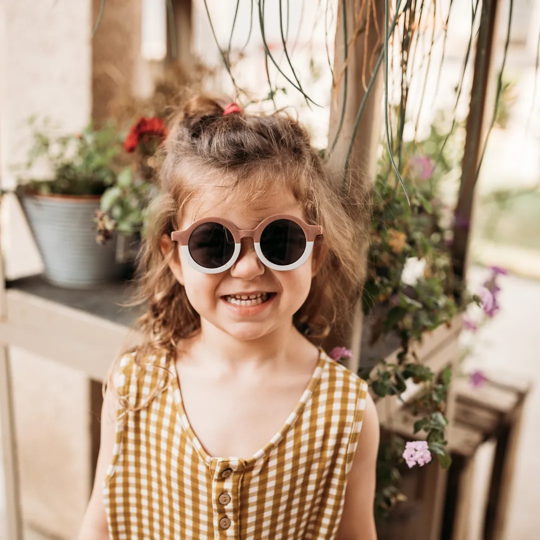 Emma Grace Shoppe Organic Tiered Tie Dress - Gold Gingham