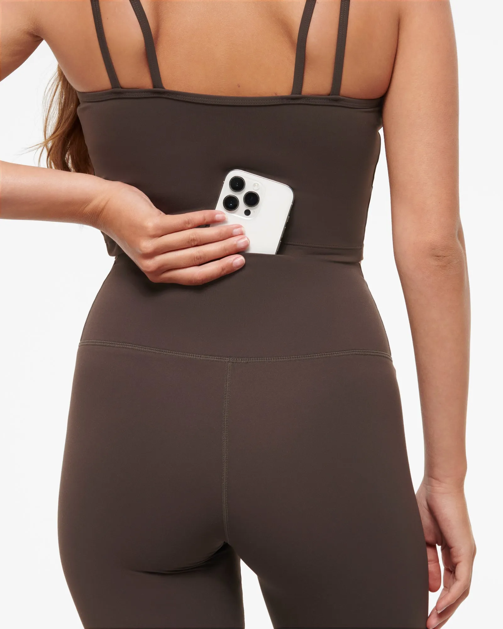 ESSENTIAL FULL LENGTH ULTRA FLEX LEGGING COFFEE BEAN