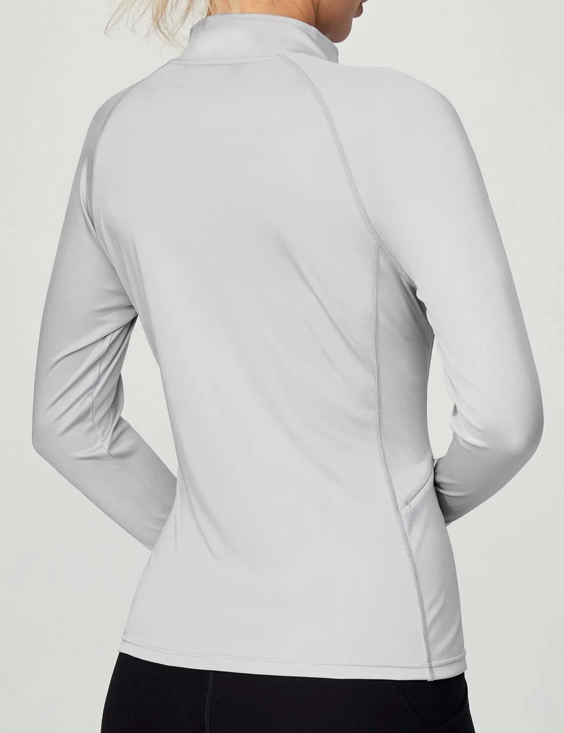 Ewedoos Rash Guard for Women UPF50  UV Sun Protection Clothing SPF Shirts Long Sleeve Swim Shirts for Woman with Pockets