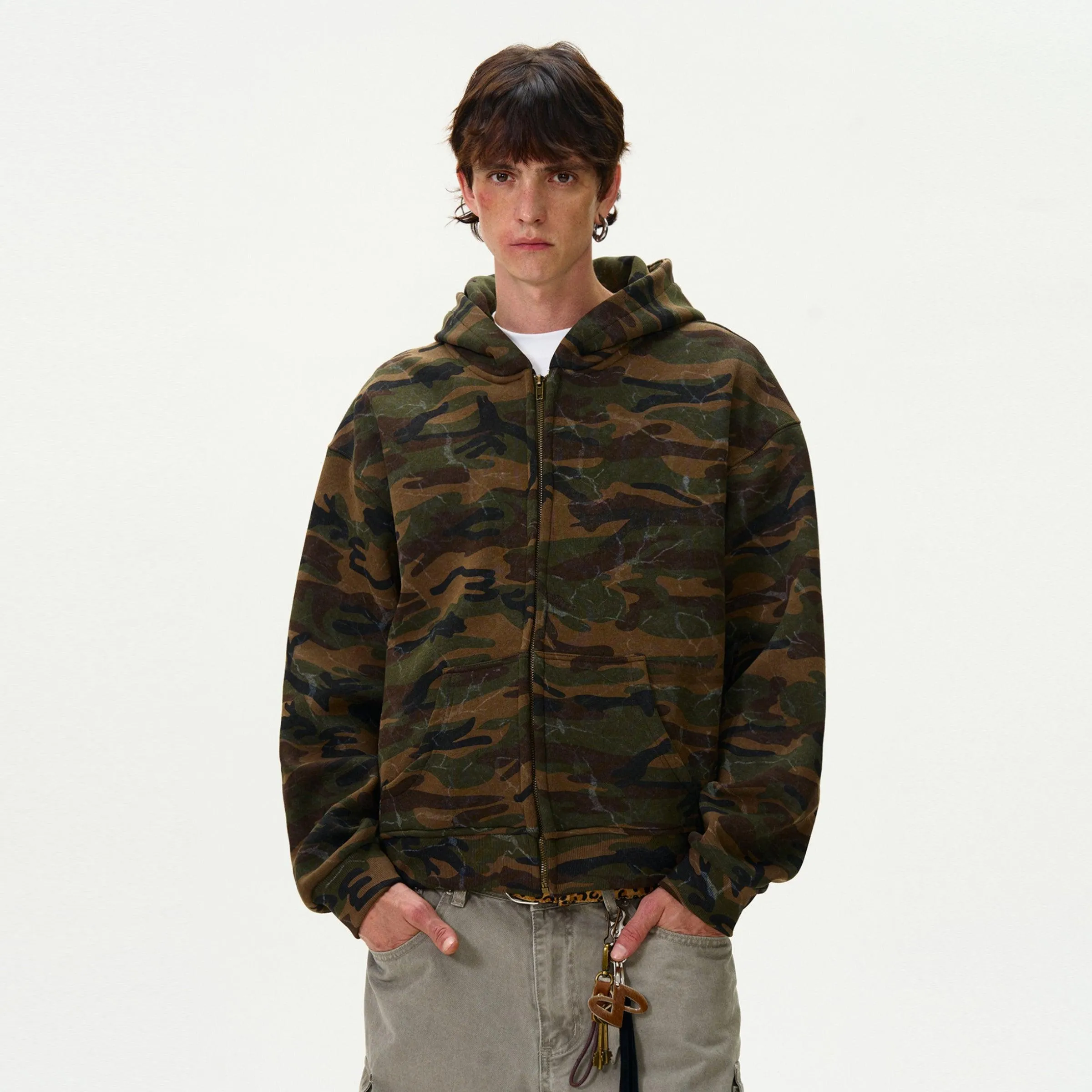 FAUBOURG CAMO HOODIE