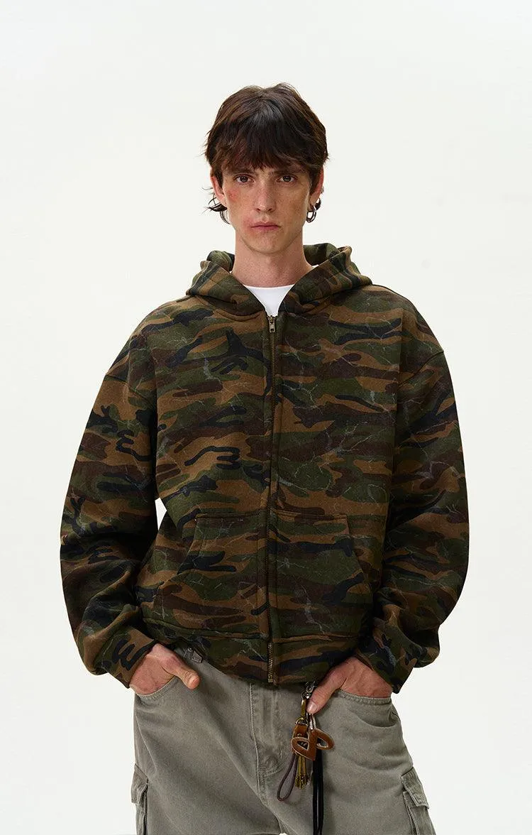 FAUBOURG CAMO HOODIE