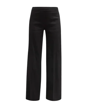 Flavia Linen Pants in Black