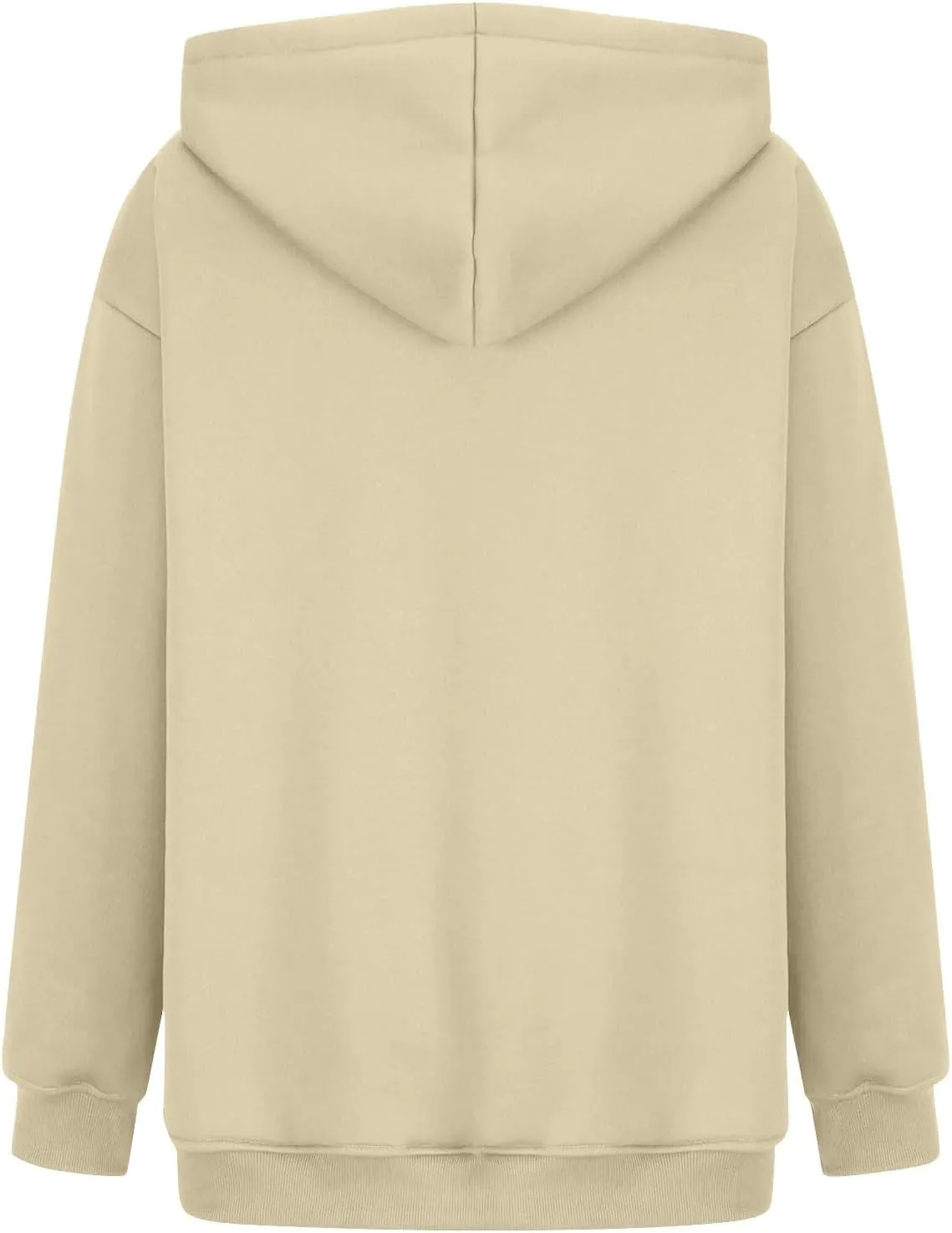 Fleece Hoodie Women Winter Warm Long Sleeve Oversized Hooded Sweatshirt Casual Comfy Soft Pullover Sweaters Preppy