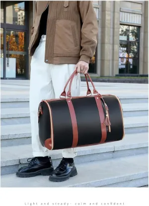 Foldable Suit Bag - Large Durable Gym Duffel for Men & Women, Water-resistant Travel Garment Bag