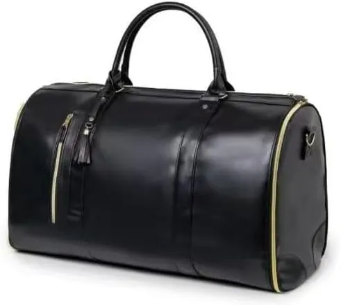 Foldable Suit Bag - Large Durable Gym Duffel for Men & Women, Water-resistant Travel Garment Bag