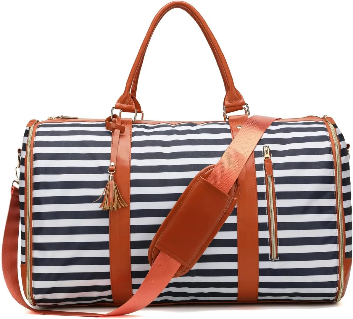 Foldable Suit Bag - Large Durable Gym Duffel for Men & Women, Water-resistant Travel Garment Bag